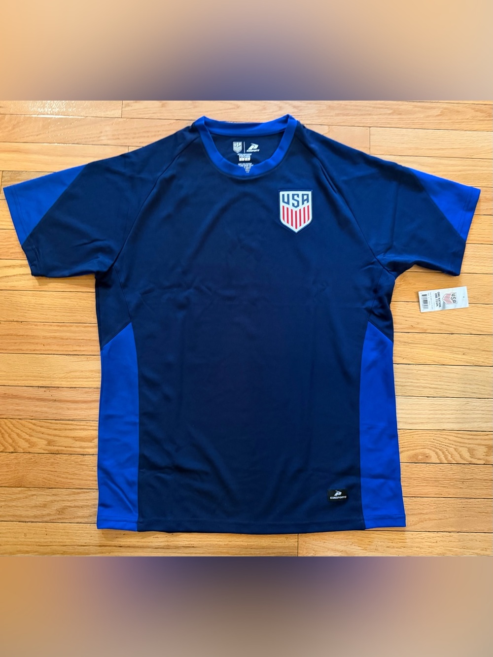 Icon Sports Officially Licensed US Soccer Federation Shirt Adult Large